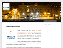 Tablet Screenshot of iliadeconsulting.com